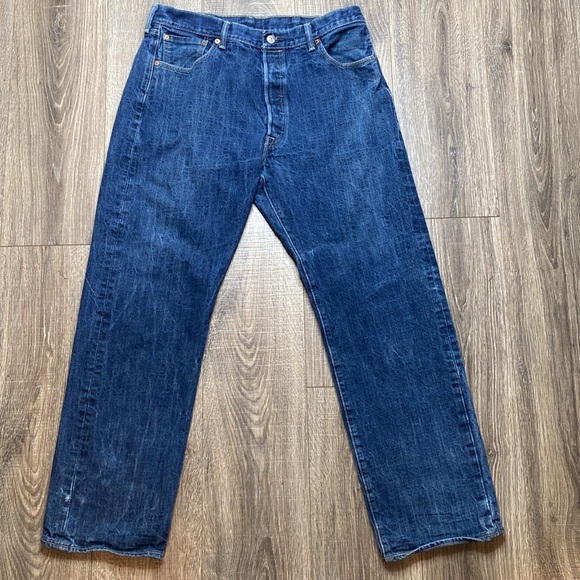 Levi Strauss / Levi's 501 button fly jeans, sz 38 x 34 - Picture 1 of 13